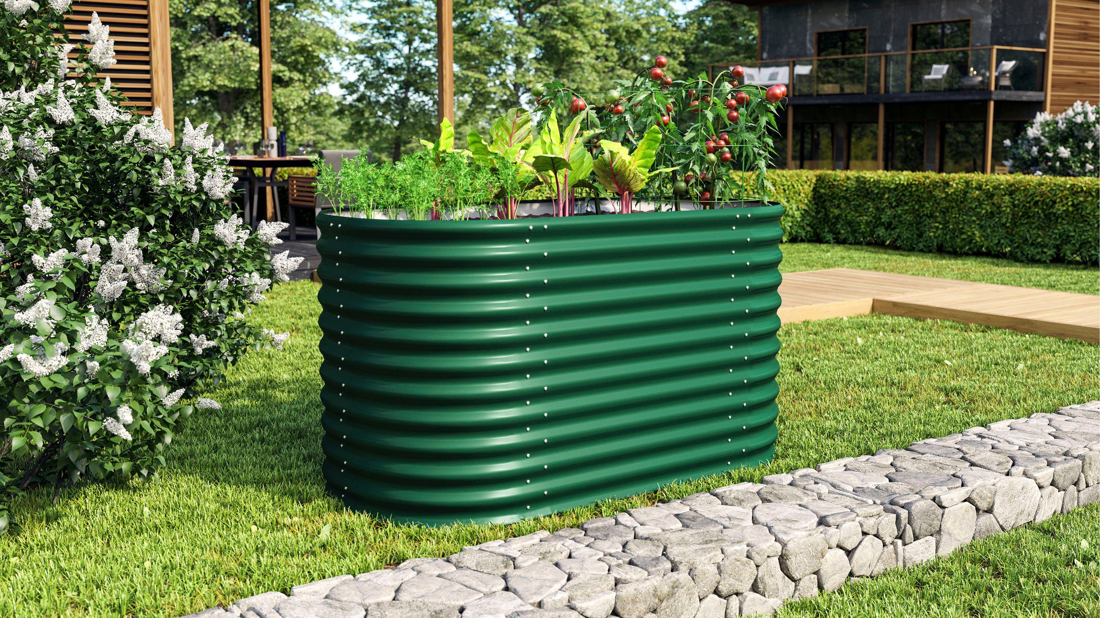 Vitavia Hochbeet Terra 858, BxTxH: 82x162x86 cm, seegras