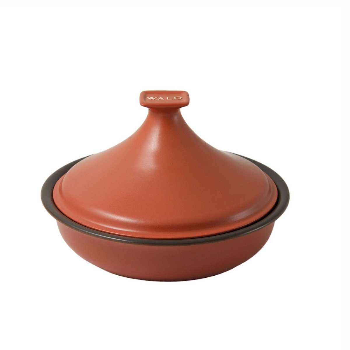 WALD Kochtopf Tajine Topf, groß ziegelrot