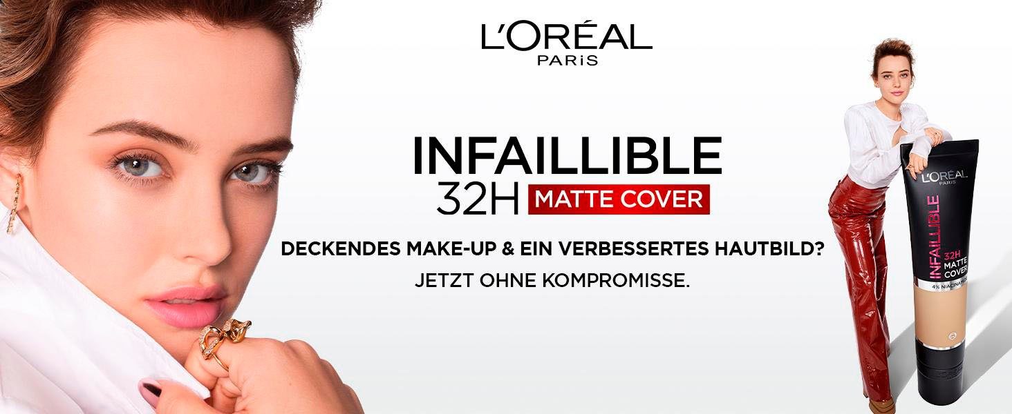 L'ORÉAL PARIS Foundation L'Oréal Sand Matte 32H Cover Sable Infaillible Paris 200 Dore/Golden