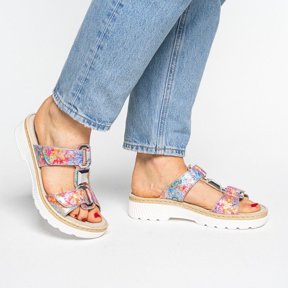 Ara CAPRI Pantolette, Plateau, Sandale, Sommerschuh in Weite G (weit)