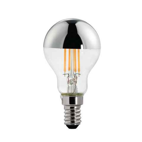 Xavax LED-Leuchtmittel LED-Filament, E14, 400lm ersetzt 35W, Tropfenlampe, E14, 1 St., Warmweiß