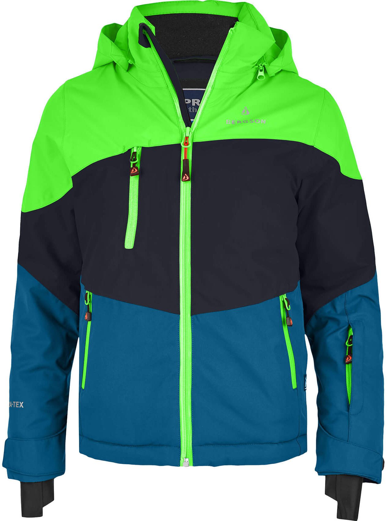Bergson Skijacke VOLKER neo Kinder Skijacke, die perfekte Skijacke für junge Abenteurer, Normalgr