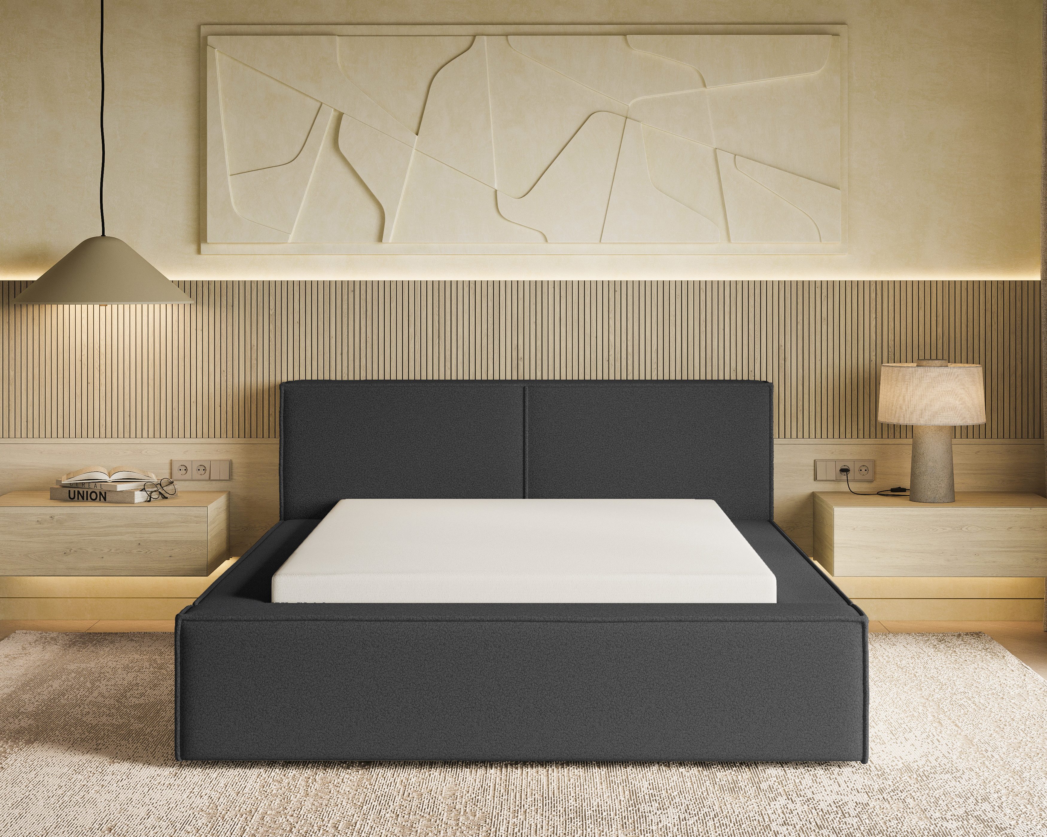 Chilly Möbel Polsterbett Lugano Schwarz Quelle100 günstig online kaufen