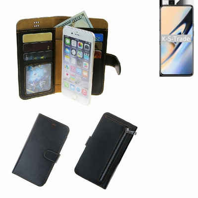 K-S-Trade Handyhülle für OnePlus 7, Schutz Hülle Klapphülle Case Phone cover Slim Handytasche Handy