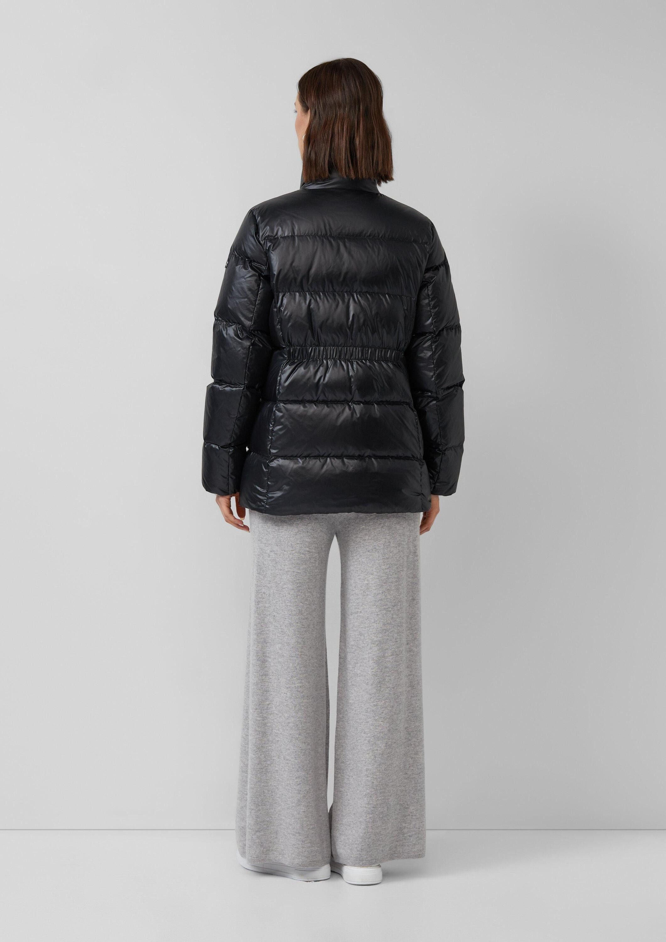 s.Oliver Winterjacke Outdoor-Jacke Steppjacke mit recycelter Daune und Federn