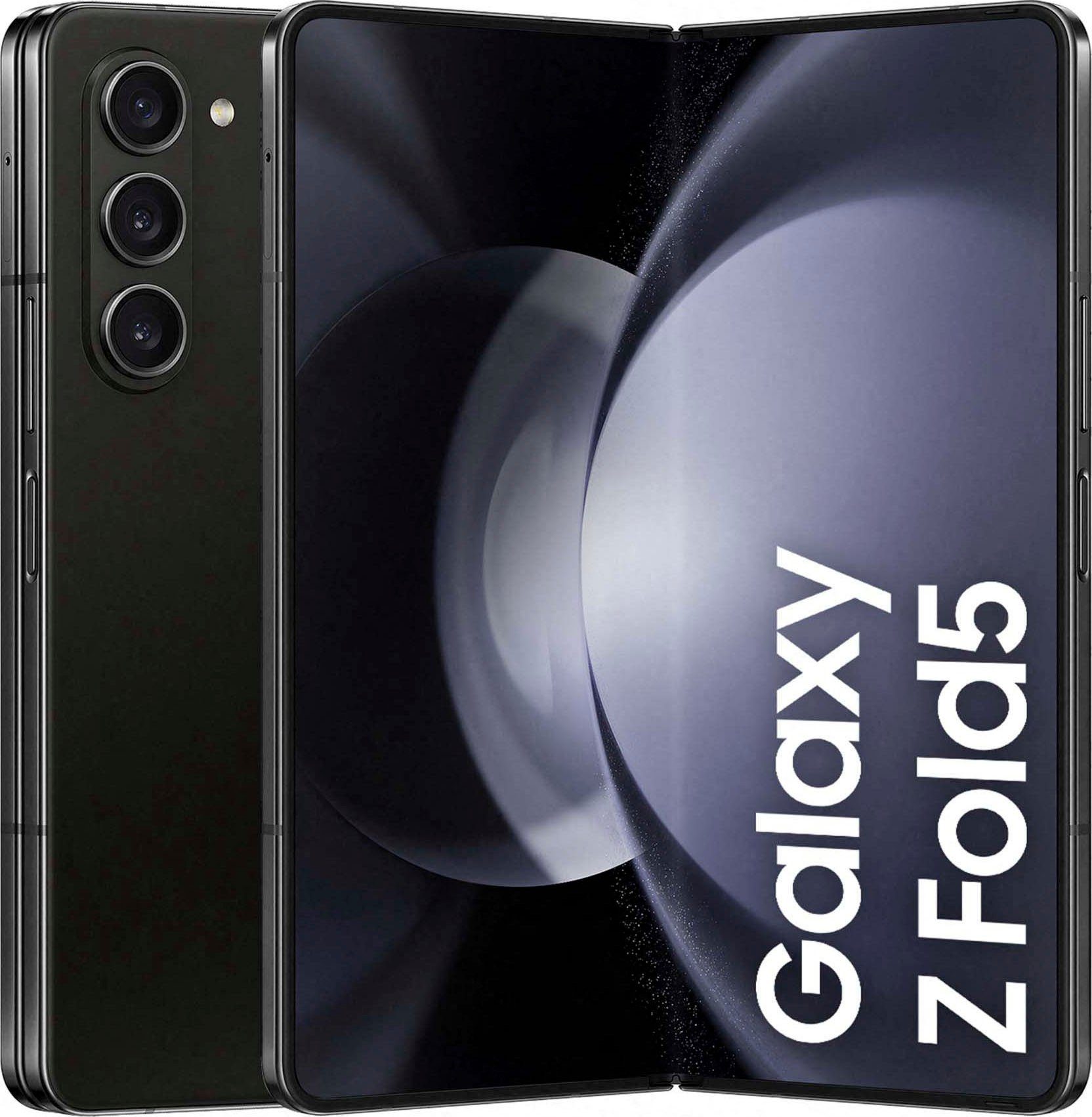 Z Smartphone Speicherplatz, 256 Kamera) Samsung 5 (19,21 Black MP Galaxy Phantom Zoll, Fold GB cm/7,6 50