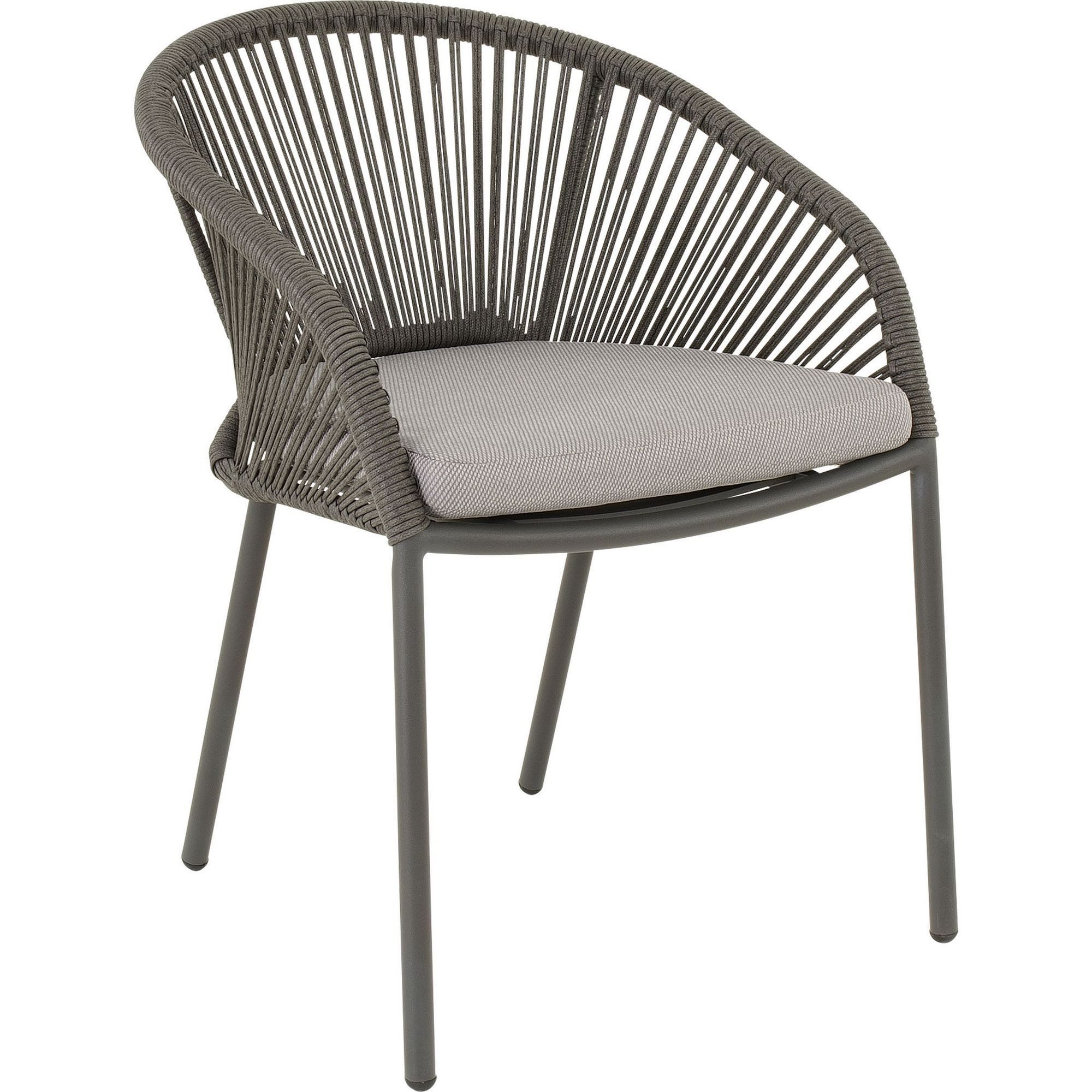 Lesli Living Gartenstuhl Lesli Living Stapelstuhl Hirado Grey