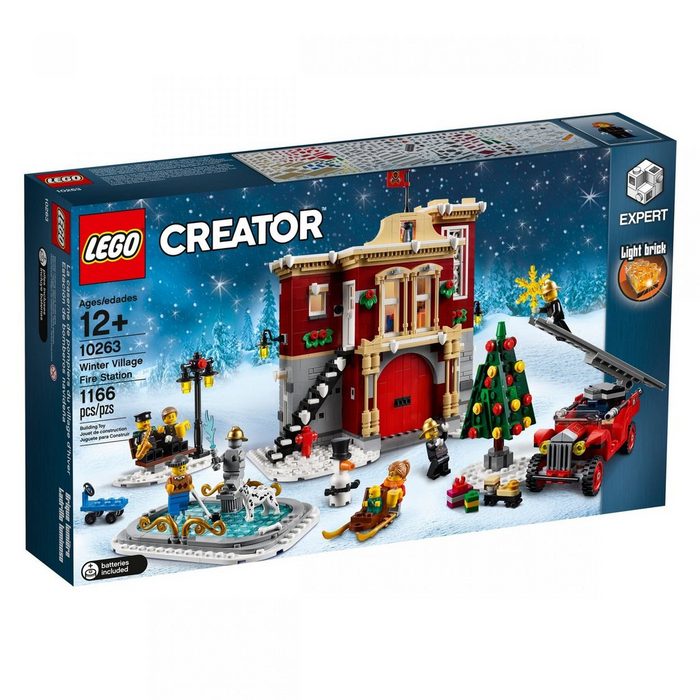LEGO® Konstruktionsspielsteine LEGO Creator Expert 10263 Winterliche Feuerwache