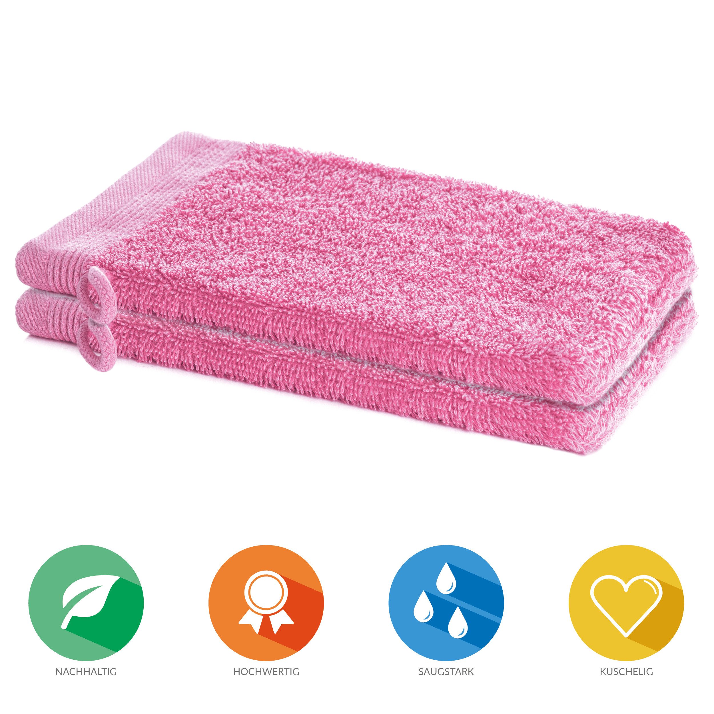 Lavea Waschhandschuh Bali Waschlappen 16x22 cm, Waschhandschuhe, kleine Han günstig online kaufen