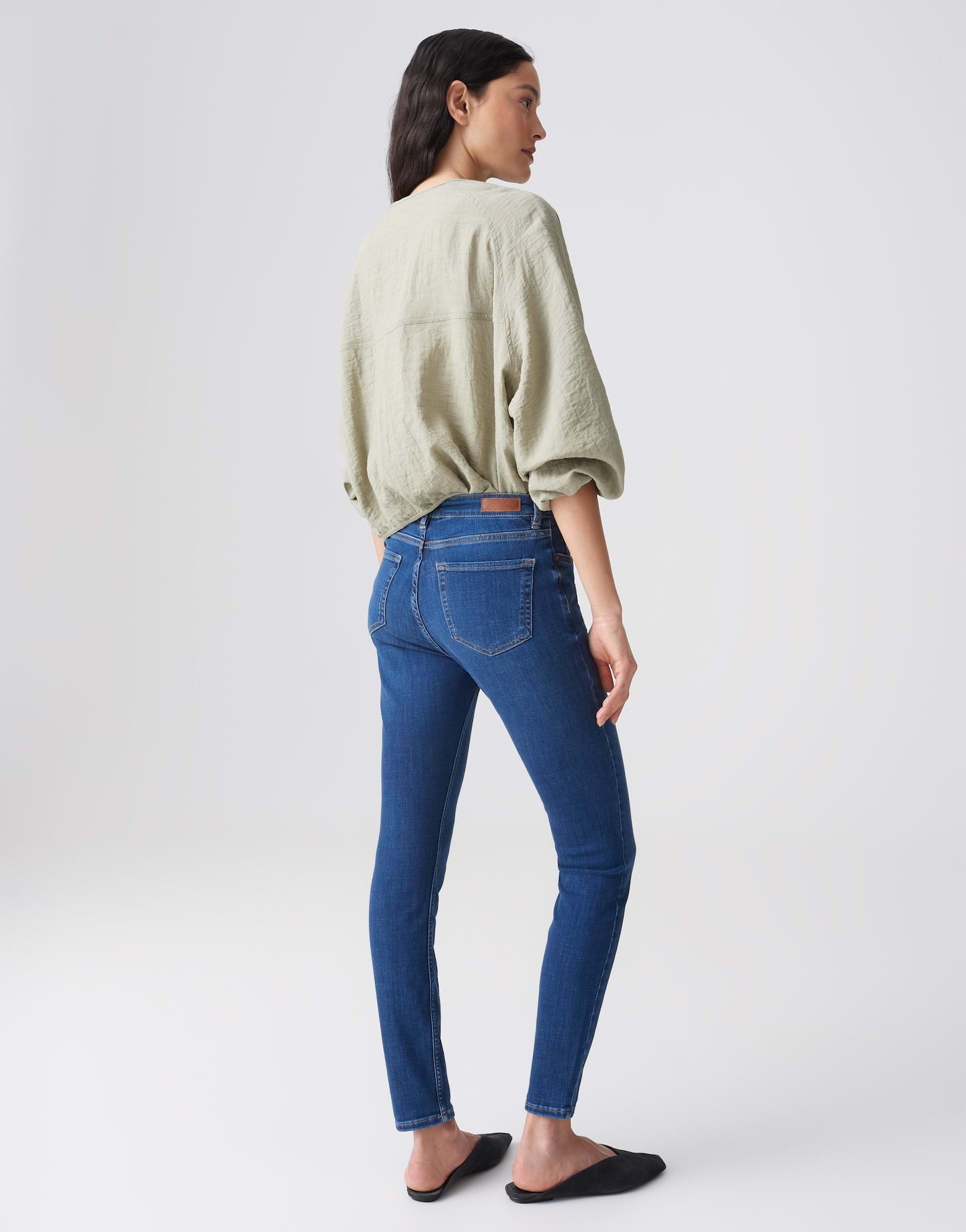 OPUS Skinny-fit-Jeans Elma strong blue