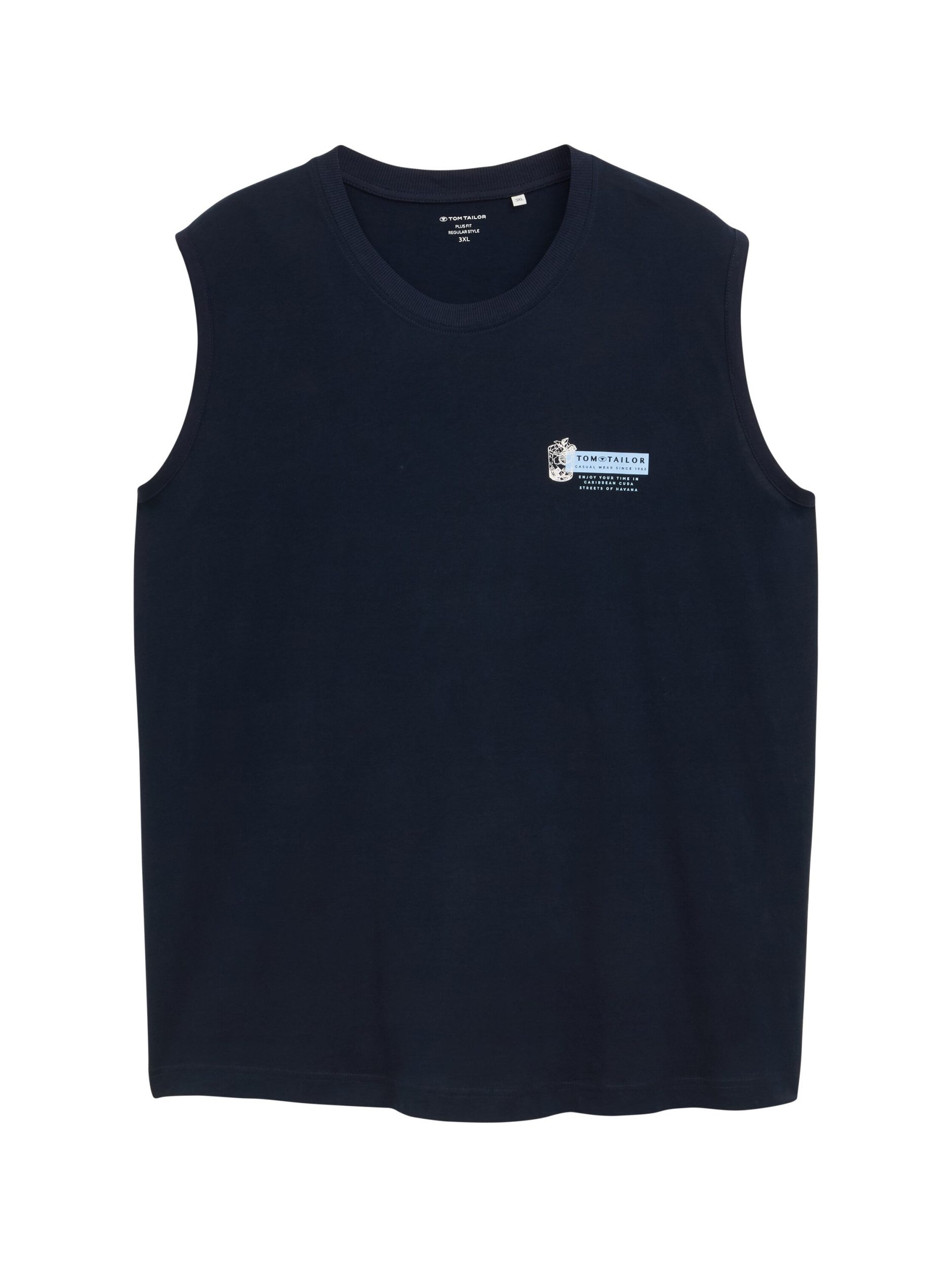 TOM TAILOR Kurzarmshirt plus printed tanktop
