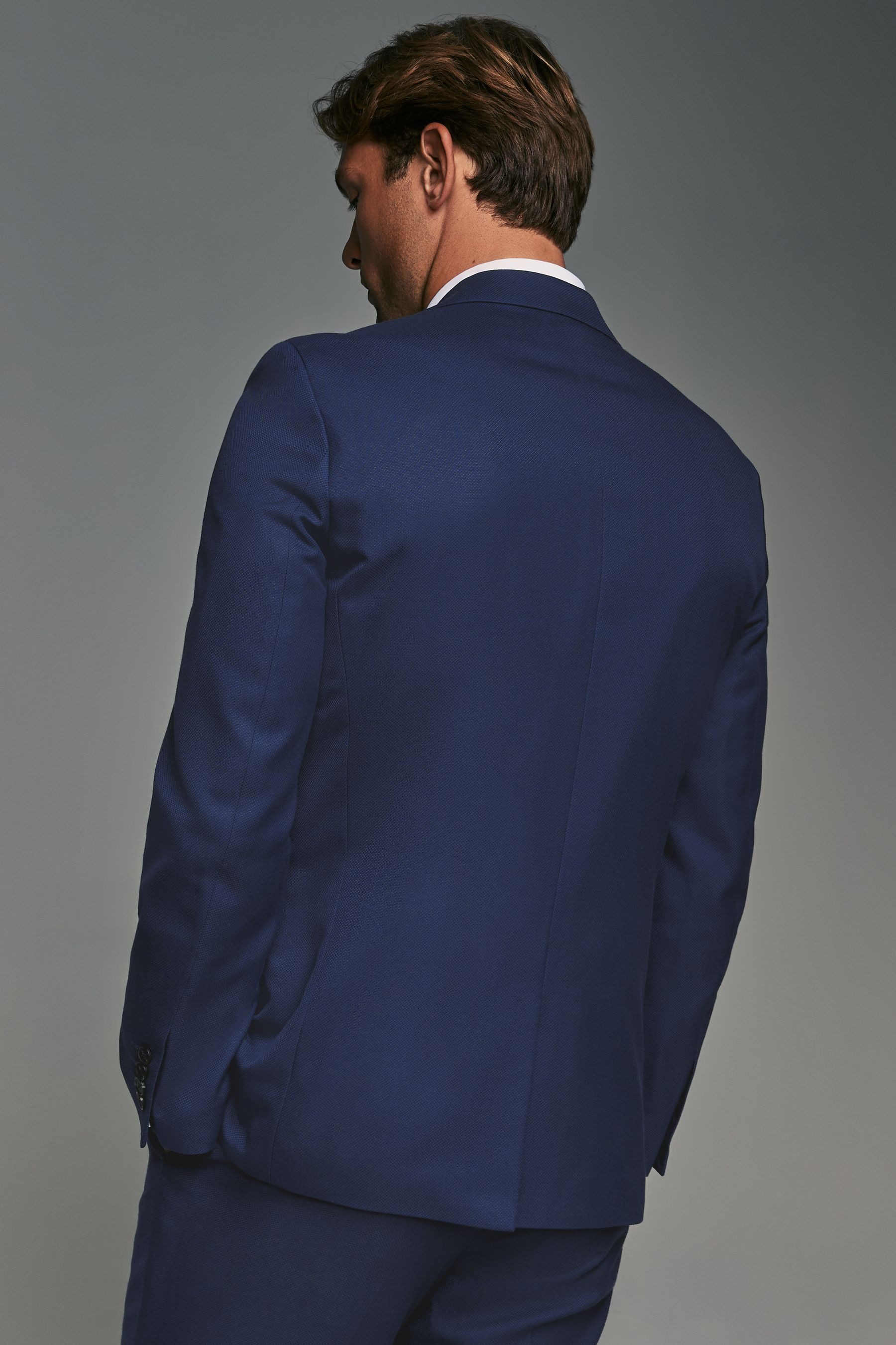 Next Baukastensakko Tailored Fit Anzugsakko mit Struktur (1-tlg) günstig online kaufen