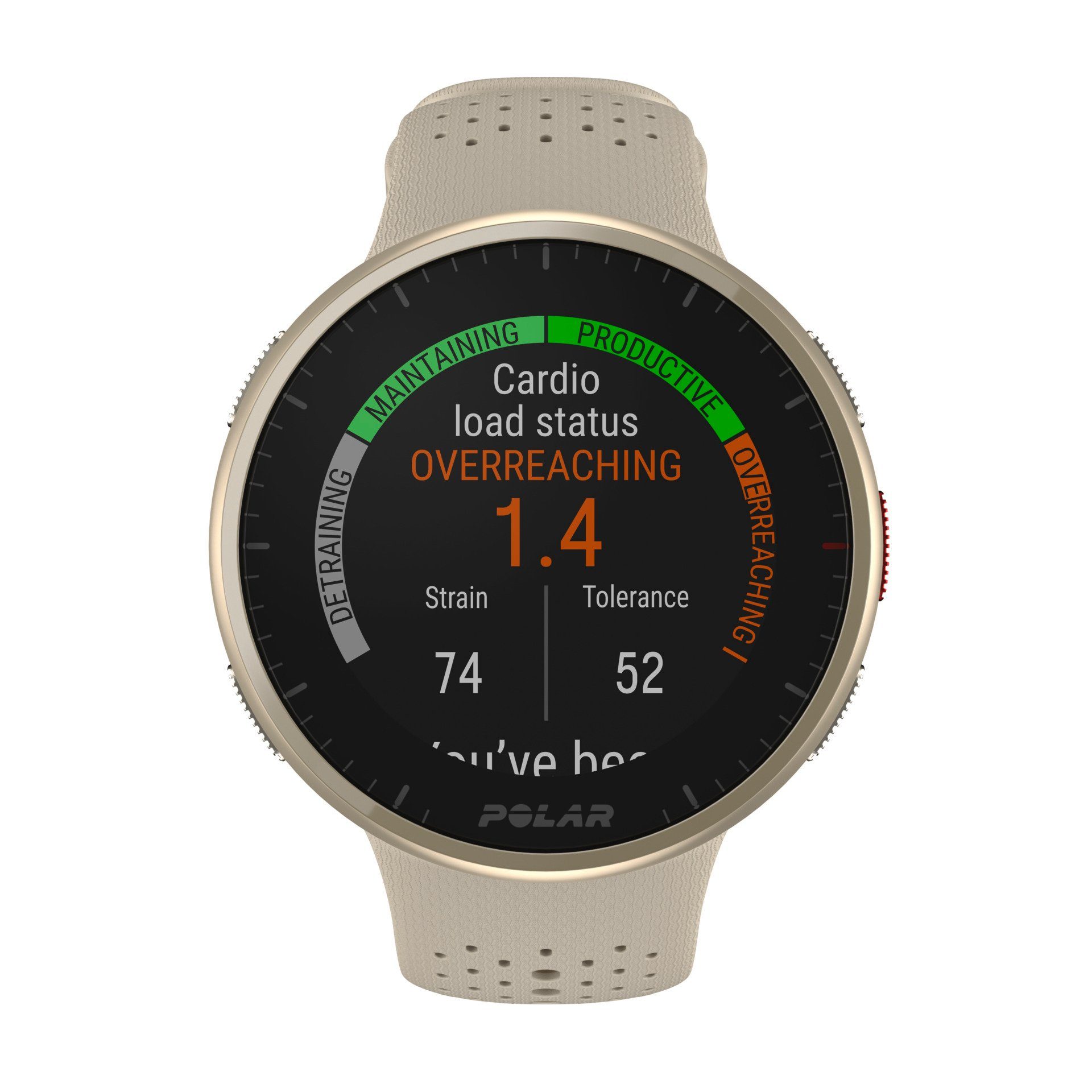 Polar Pacer Pro Smartwatch (3 cm/1,2 Zoll, Proprietär)