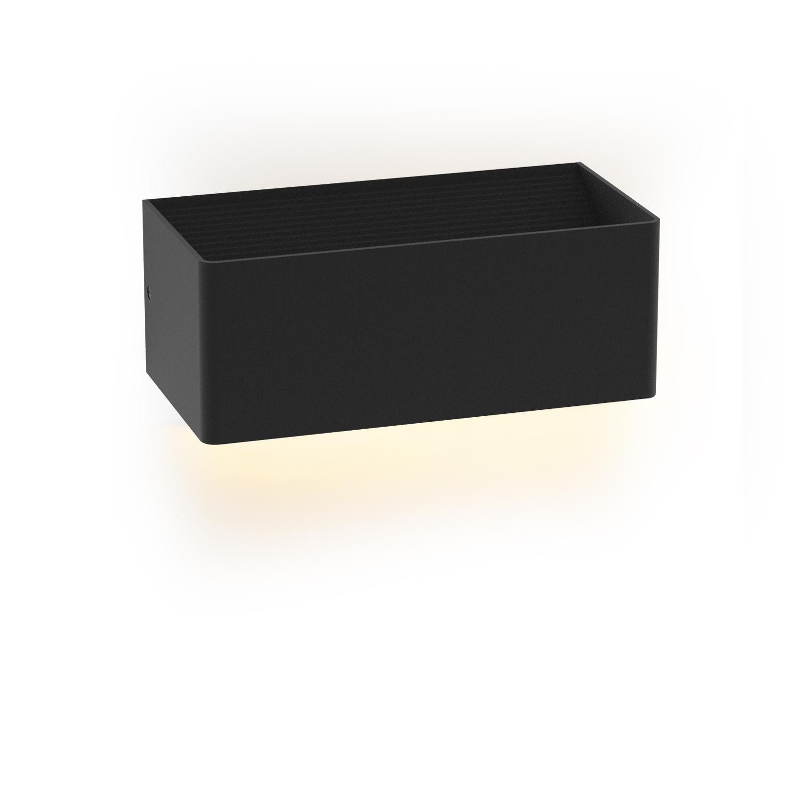 ZMH LED Wandleuchte Schwarz Up-and-Down 5W Wandlampe Treppenhaus Flur, LED fest integriert, warmweiß, 5W,IP20,1 Stück,Treppenlampe,Flurlampe,wandlampe innen – Bild 2 von 5