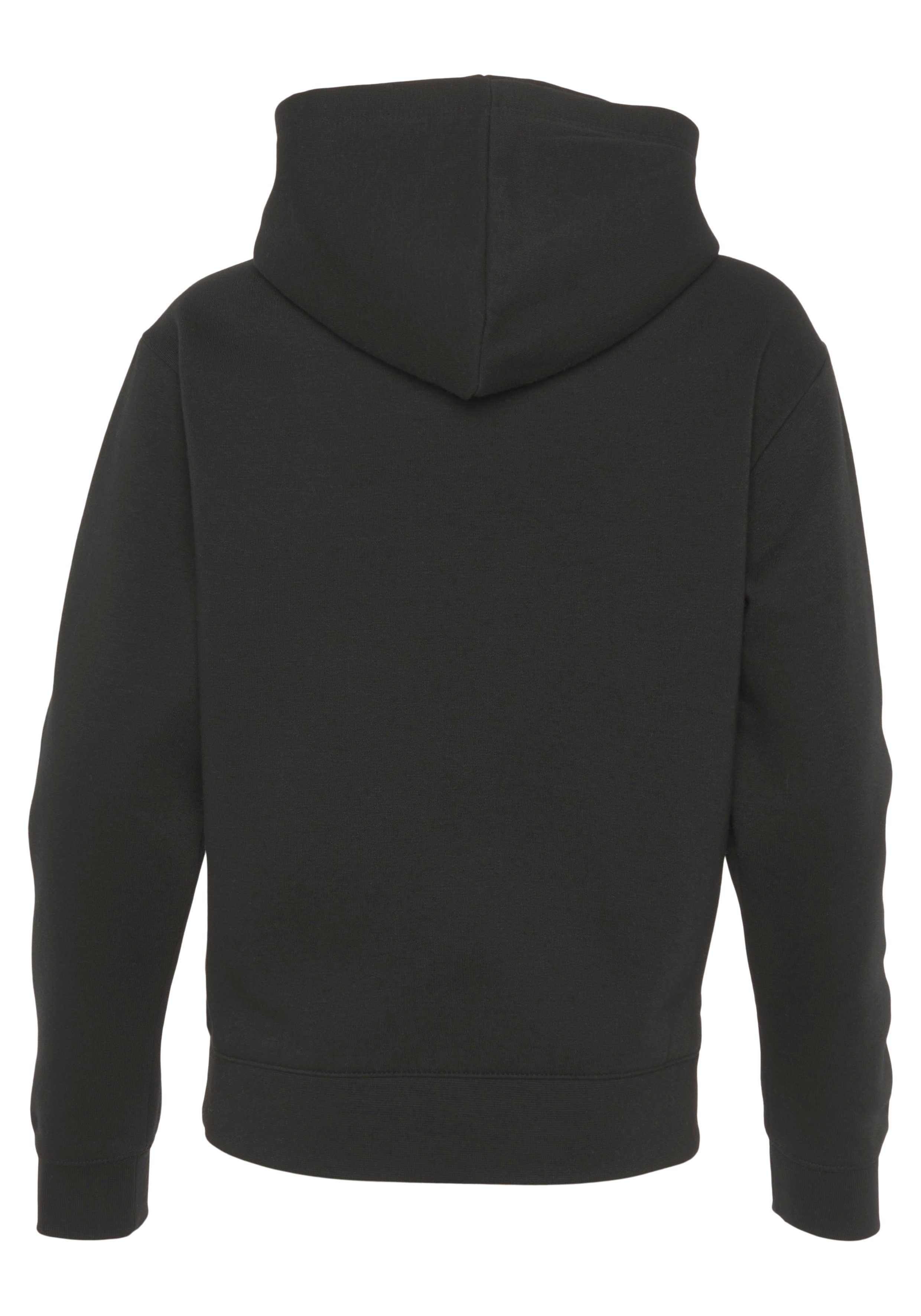 schwarz large für Logo Sweatshirt - Hooded Sweatshirt Champion Classic Kinder