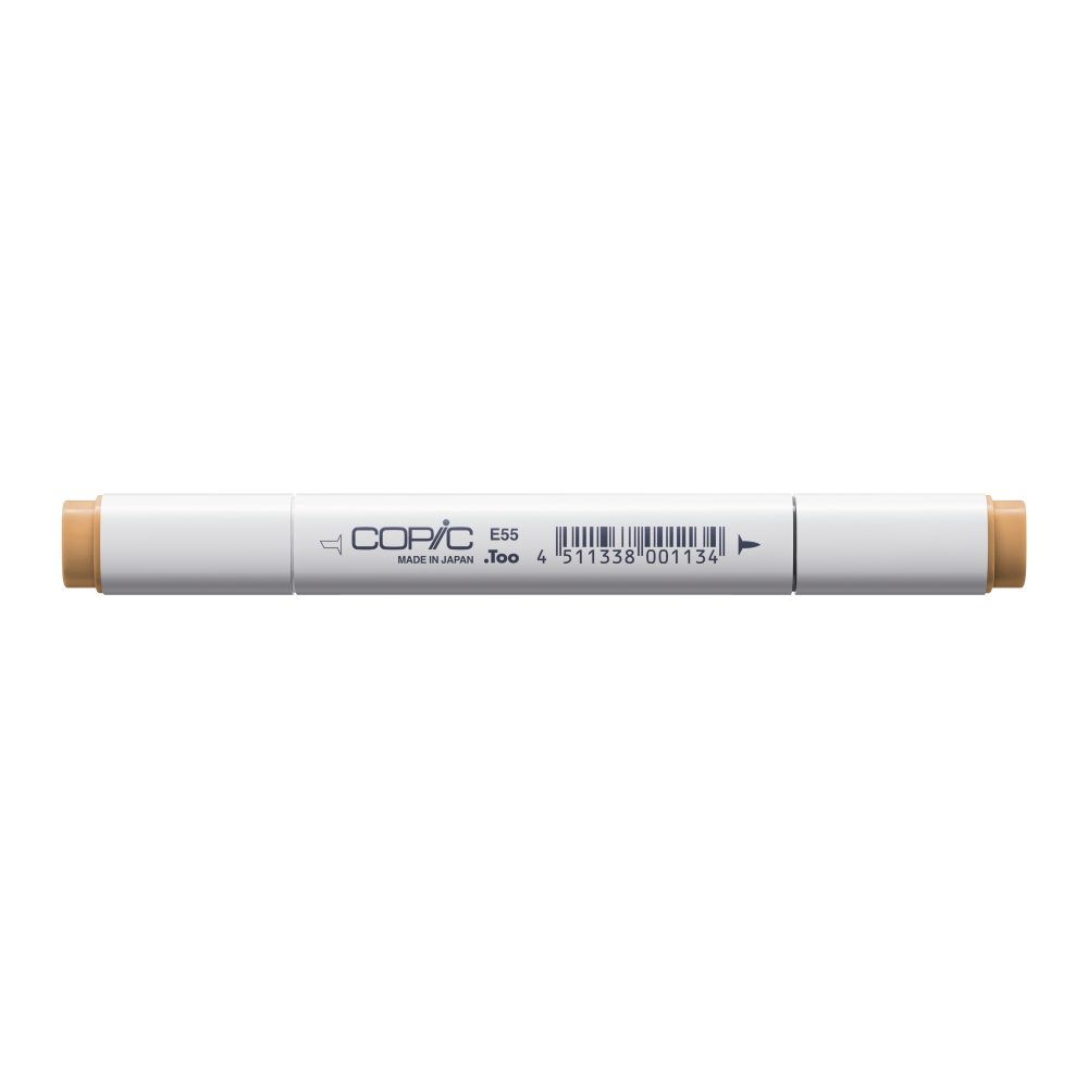 COPIC Marker Typ E-55 Layoutmarker, Lichtkamel. Breite & feine Spitze, umrüstbar au, (1-tlg)
