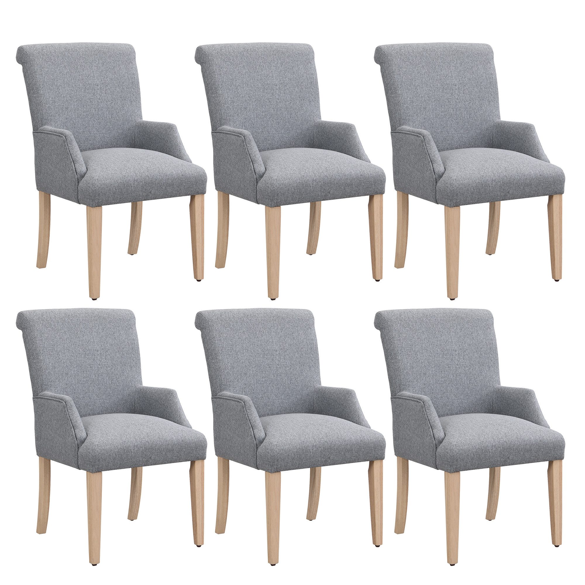 Flieks Esszimmerstuhl (Beine aus Massivholz, Set, günstig online kaufen