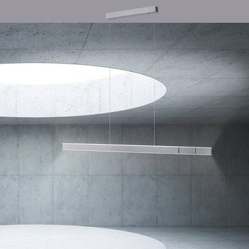 Paul Neuhaus LED Pendelleuchte LED Pendelleuchte PURE LUME, 3 Stufen Sensordimmer, Ober-Unterlicht getrennt steuerbar, 6xLED-Board/12W/2700-5000K, warmweiß, höhenverstellbar, CCT Farbsteuerung, Sensordimmer