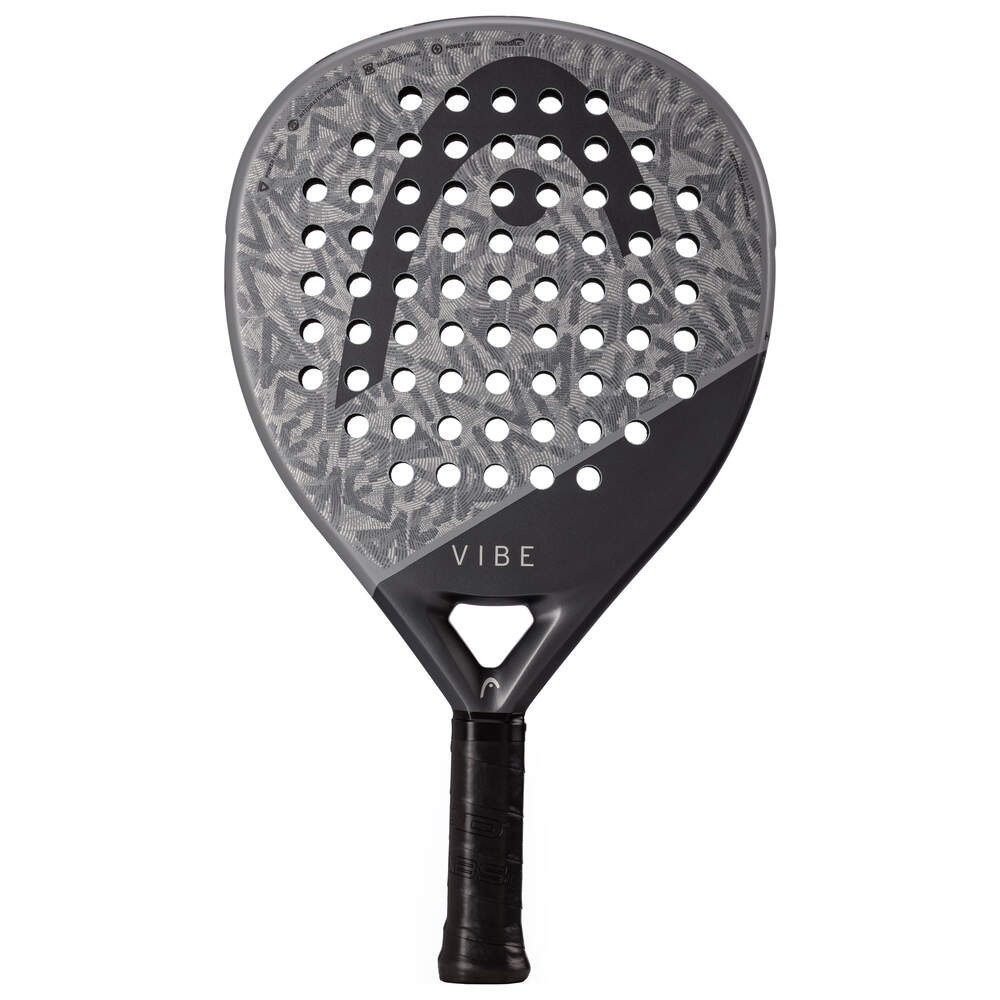 Head Padelschläger HEAD Vibe 2025_gr_bk Grau Schwarz Padelschläger – WPT World Padel Tour