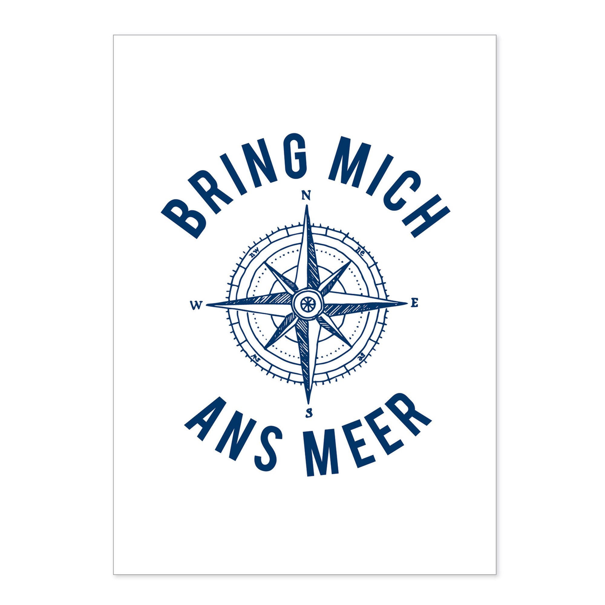 Postkarte Postkarte Bring mich ans Meer