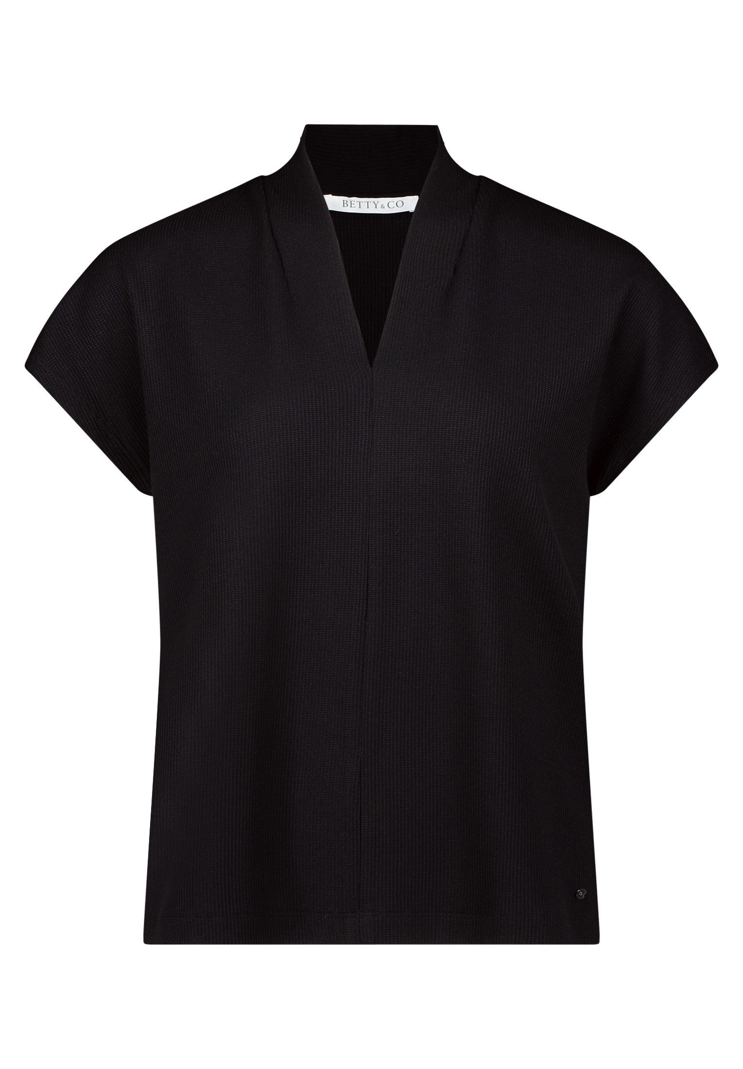 Kurzarmshirt Damen mit V-Ausschnitt