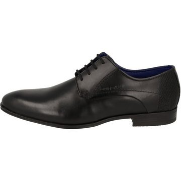 bugatti Mattia 311-66605-1000 Herren Schuhe Business Schnürer Leder Schwarz Schnürschuh