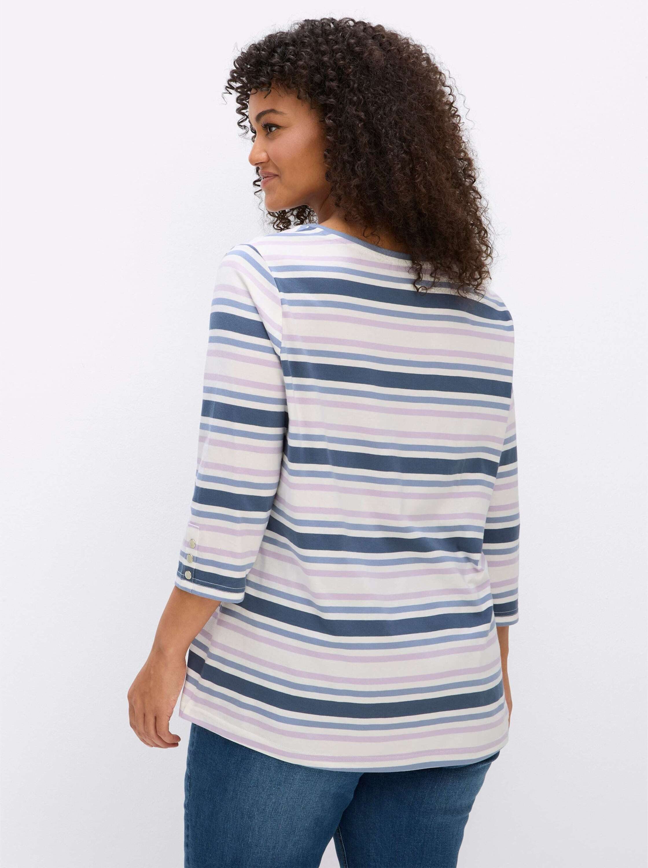 Sheego T-Shirt 3/4-Arm-Shirt 3/4-Arm – Bild 2 von 5