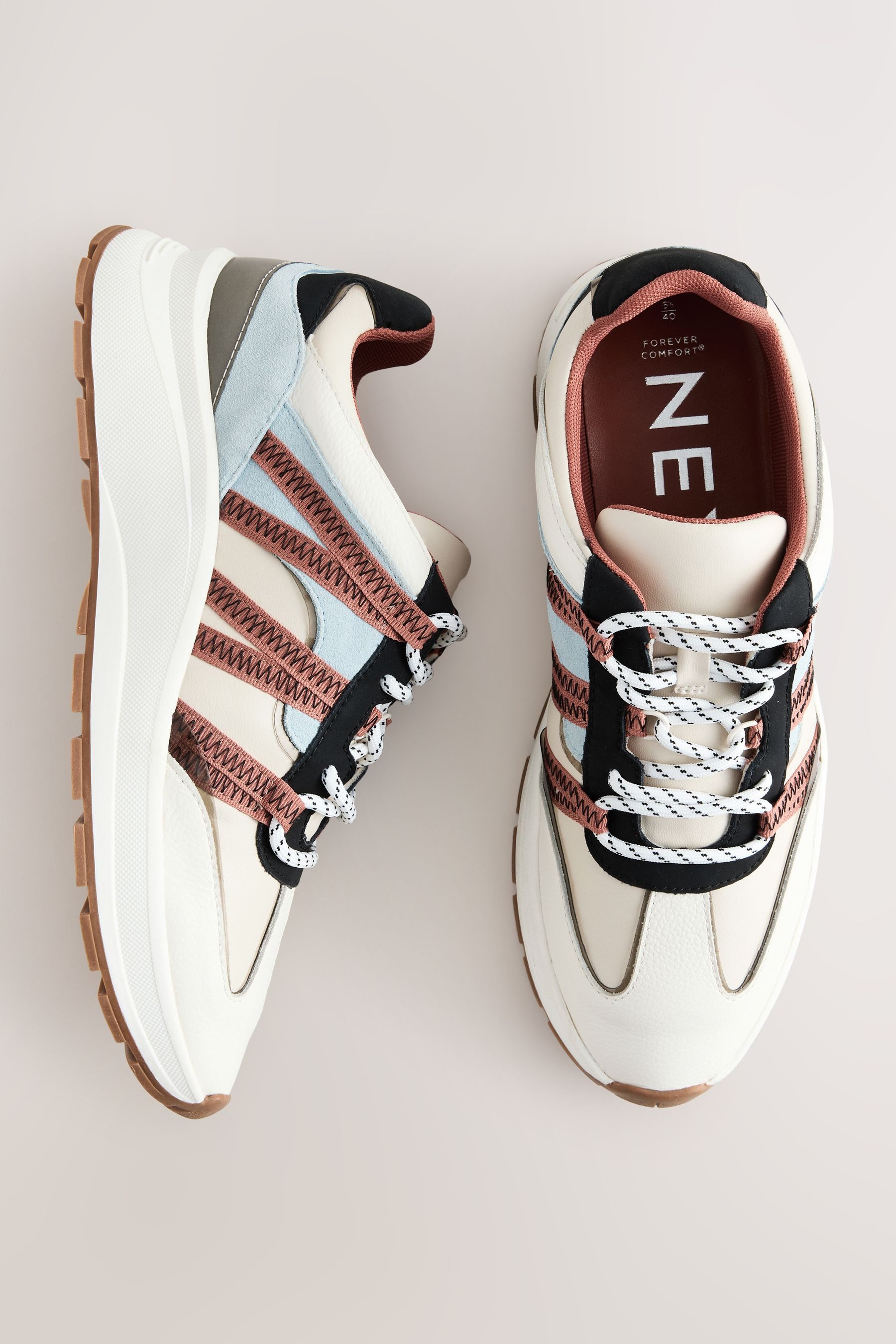 Next Forever Comfort® Sneaker mit Leder-Einsatz Sneaker (1-tlg) günstig online kaufen