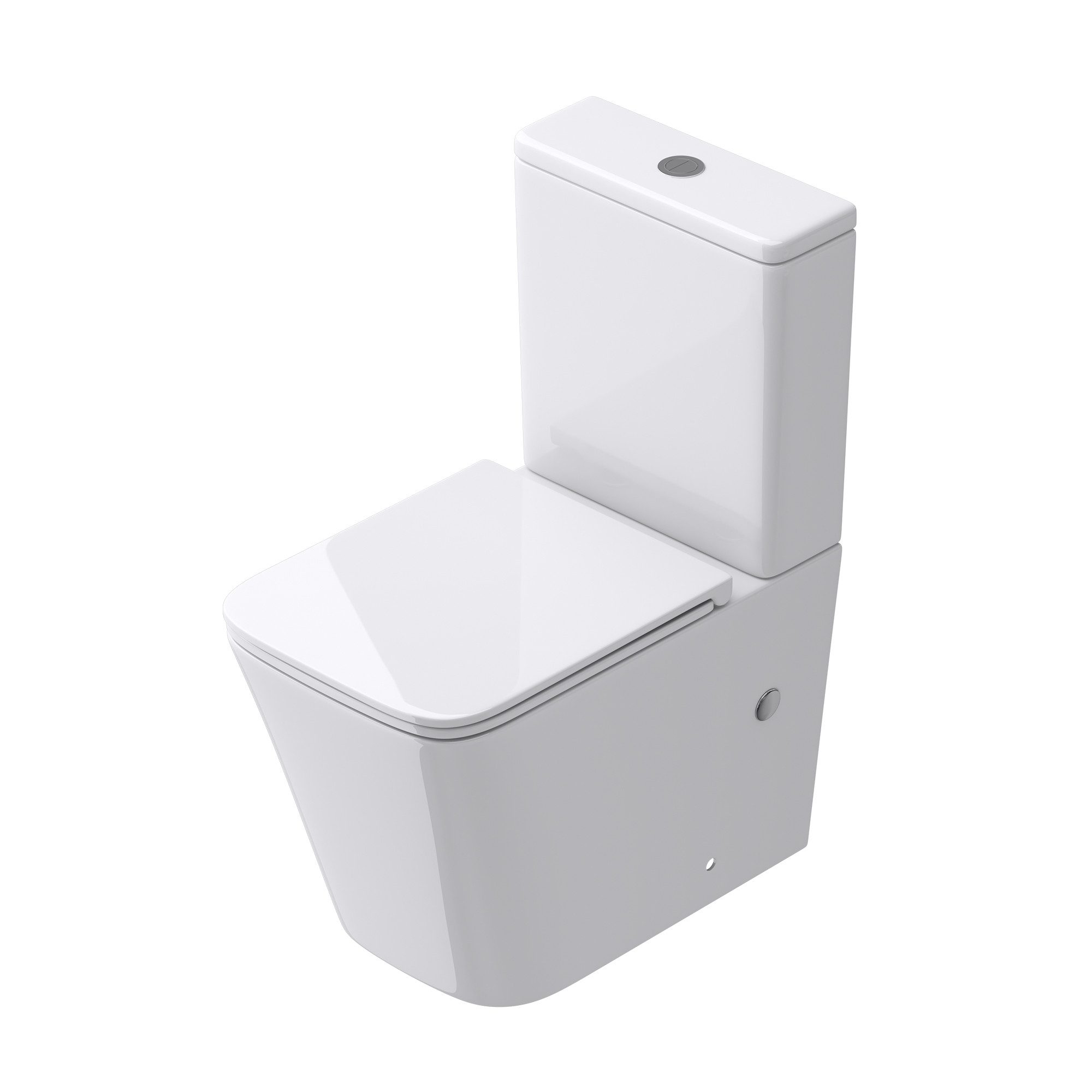 Tiefspül-WC Stand-WC Design Toilette Silent-Close spülrandlose