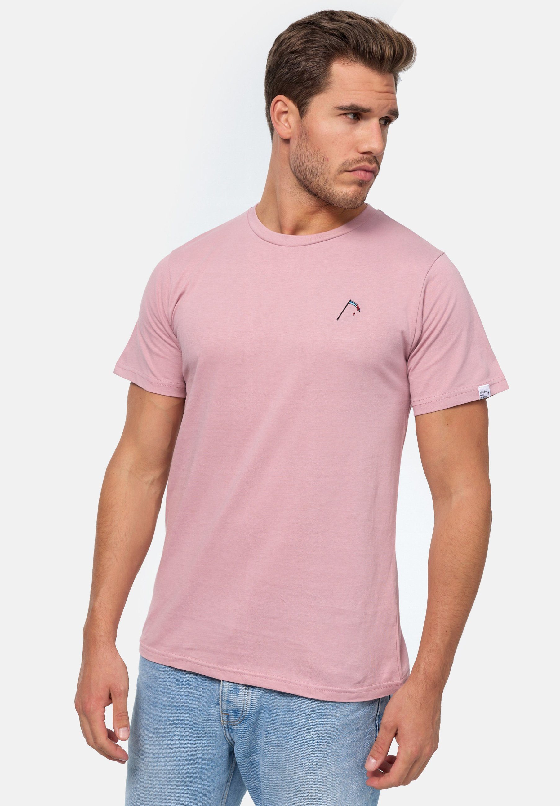 zertifizierte T-Shirt Pink MIKON GOTS Sense Bio-Baumwolle