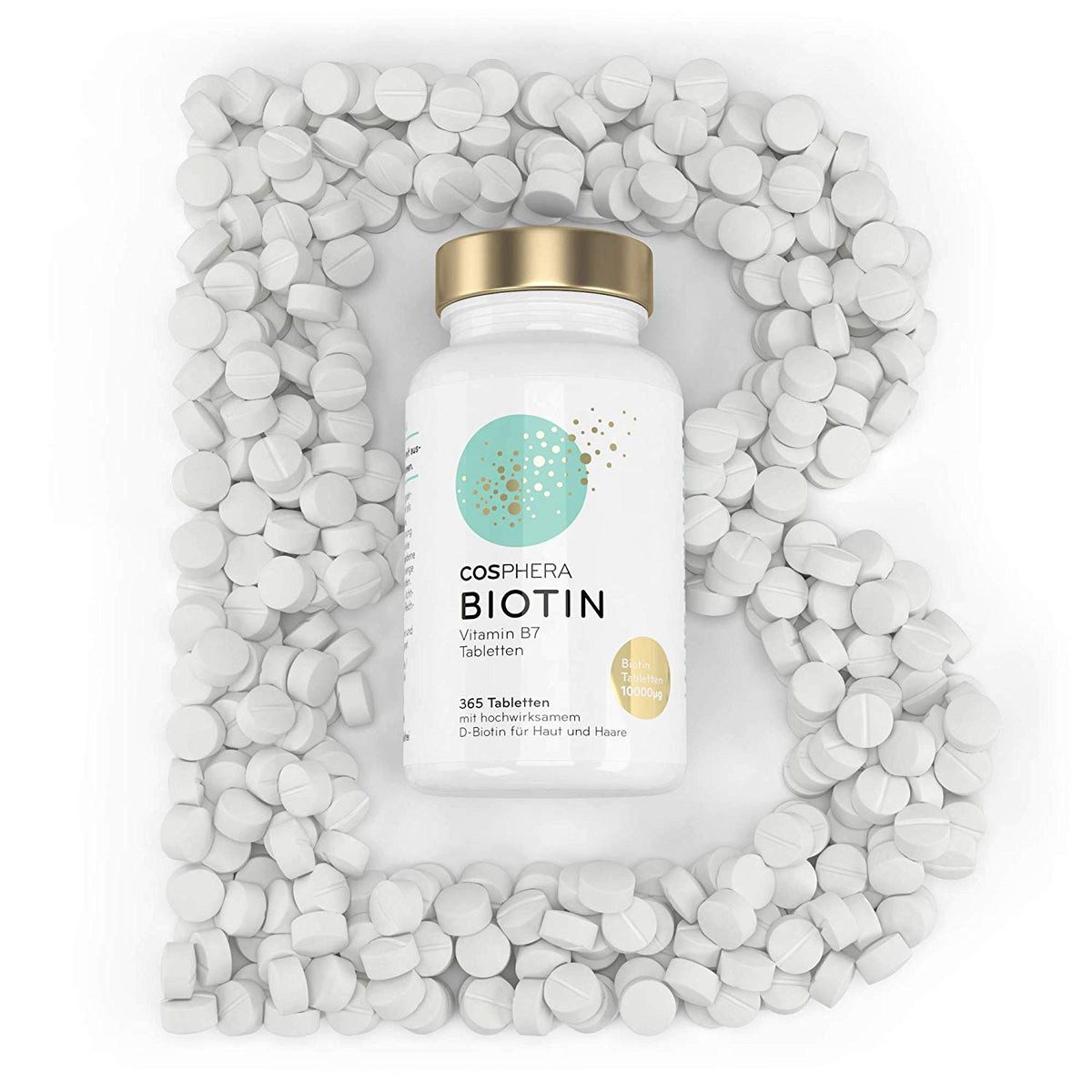 Cosphera Cosphera Biotin Hochdosiert D-Biotin Tabletten Tablette, 1 er
