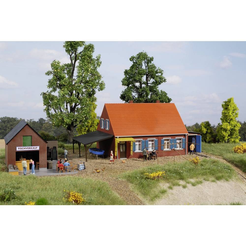 Modelleisenbahn-Gebäude H0 Fischerhaus