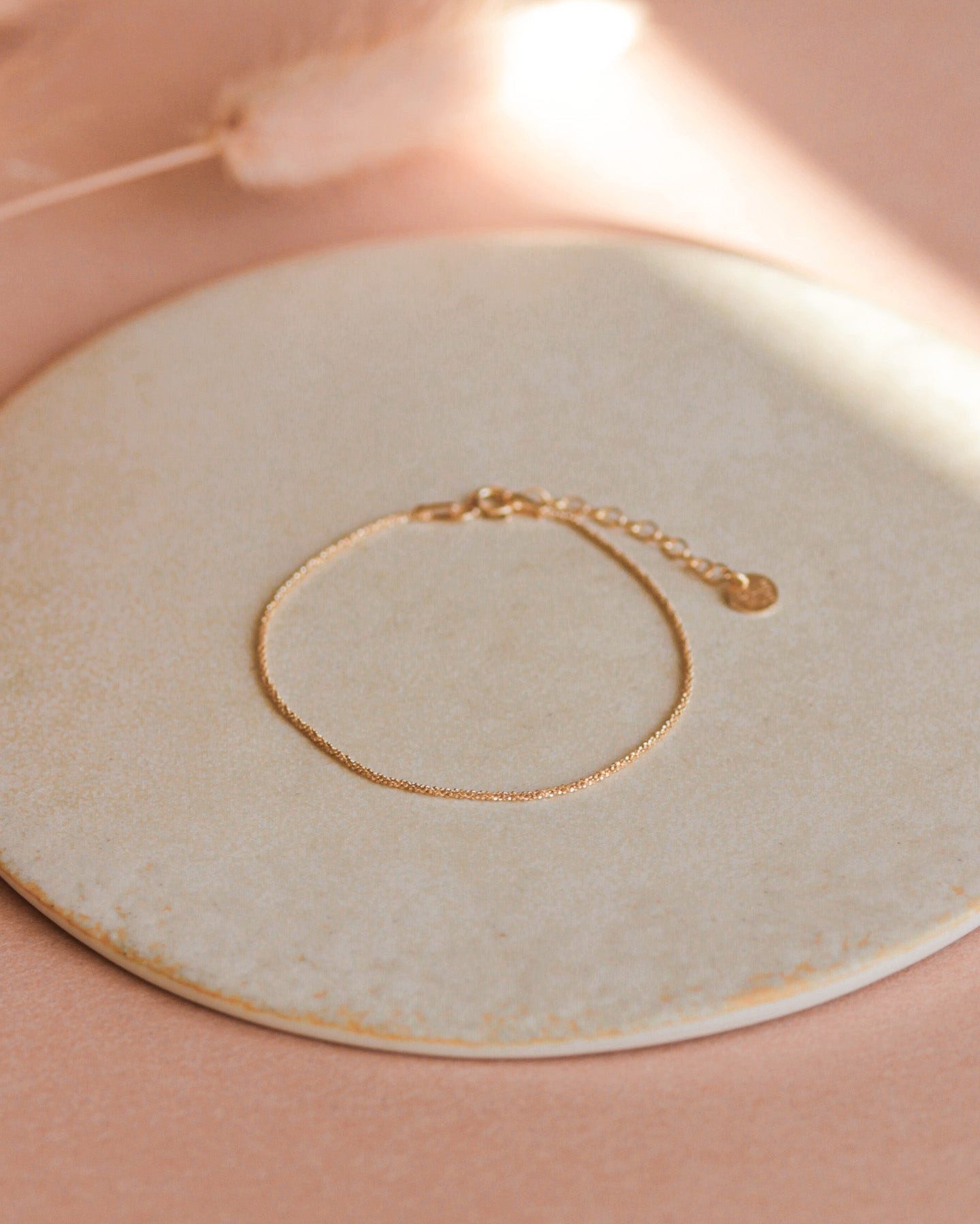 Rosegold Armband Mit Kugeln Silber 925 Rosé Vergoldet 16-19cm | Materia Schmuck - Foto 4