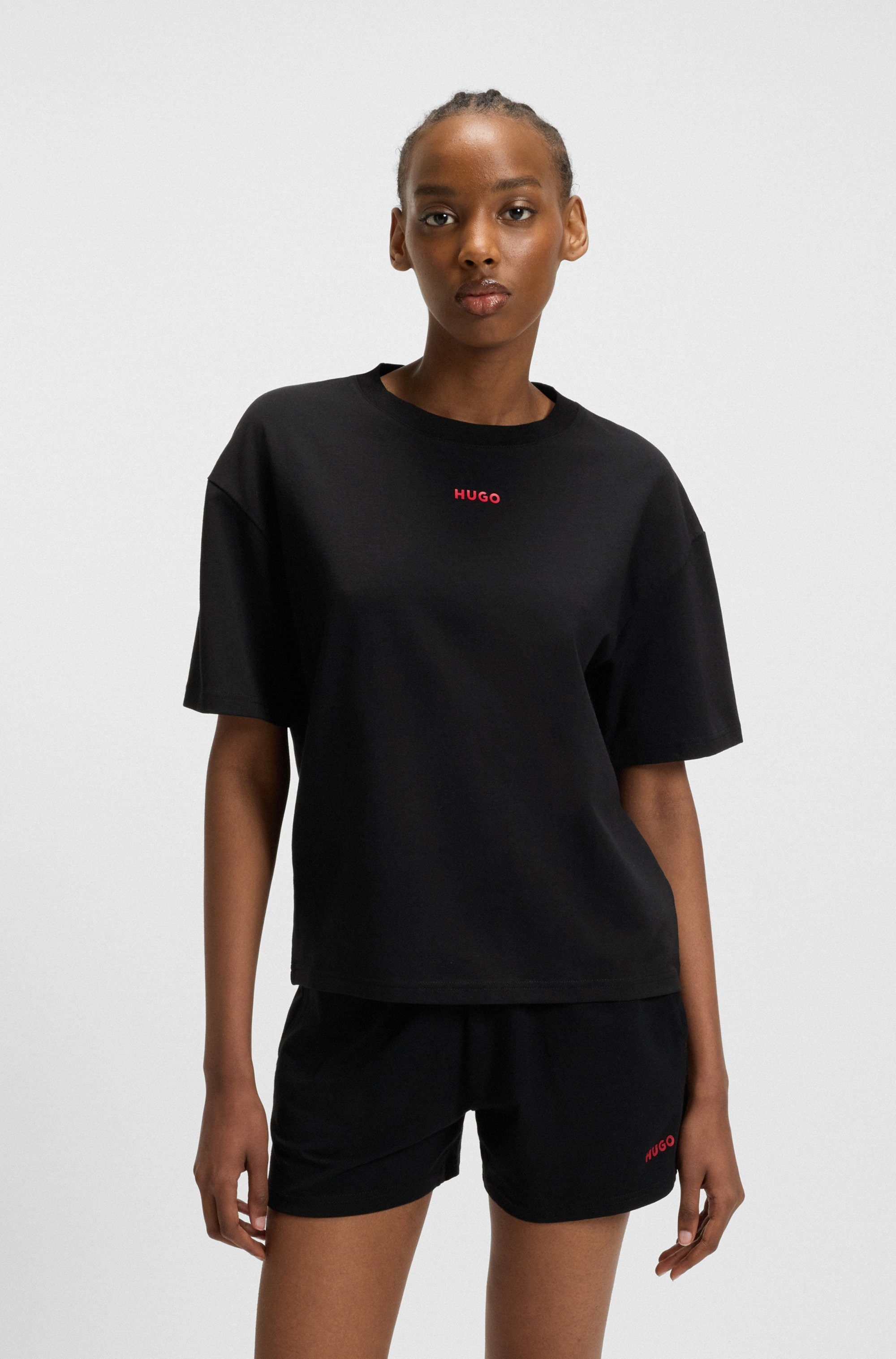 HUGO T-Shirt SHUFFLE_T-SHIRT mit Rundhalsausschnitt günstig online kaufen