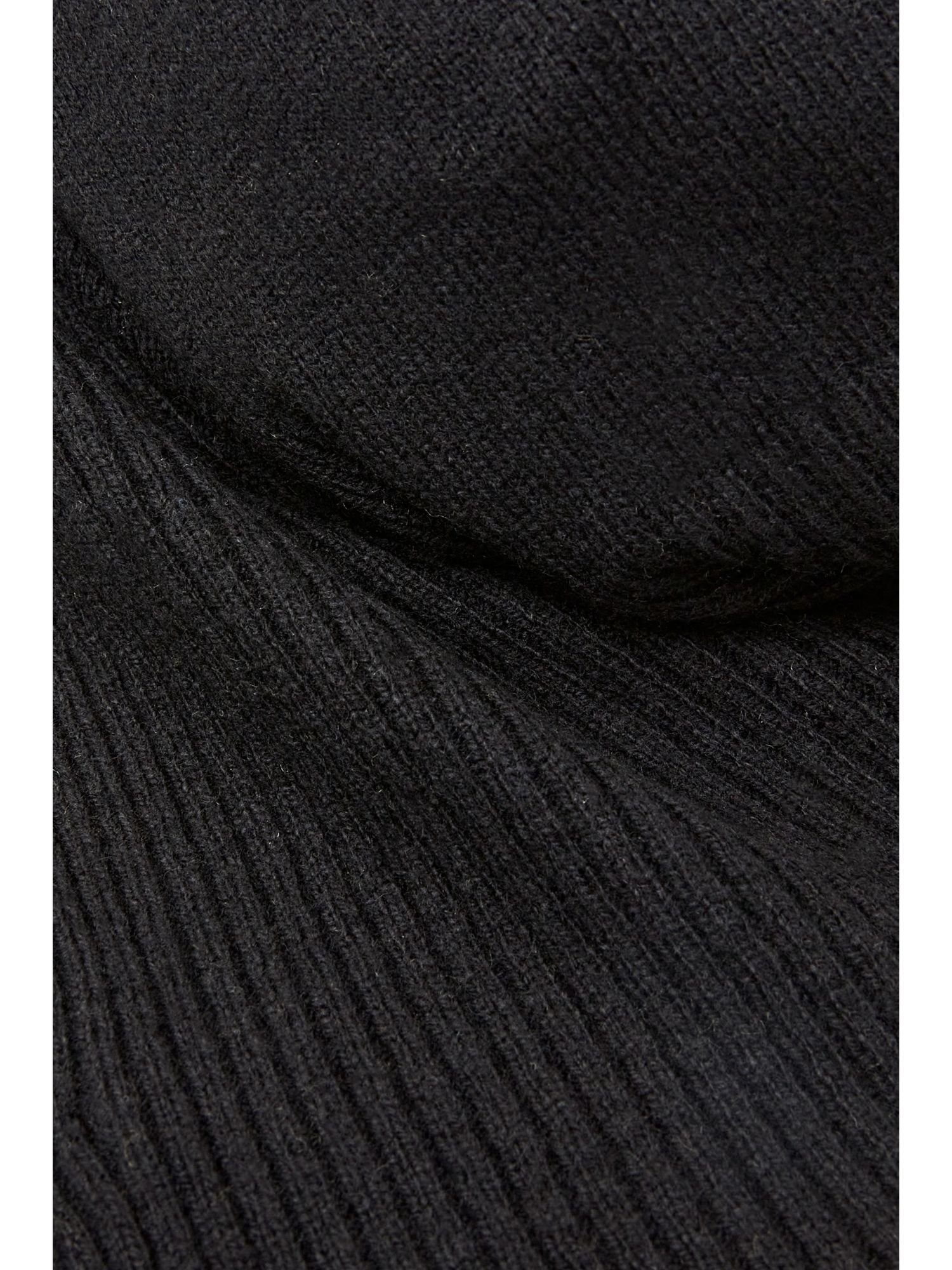 BLACK ECOVERO™ Strickschal, Modeschal LENZING™ Esprit