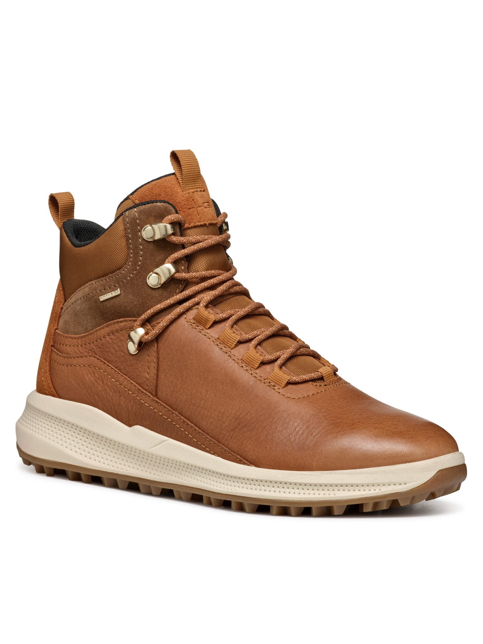 Geox Geox Schnürstiefeletten D Pg1X B Abx D46VRB 0FV22 C6001 Braun Schnürstiefel