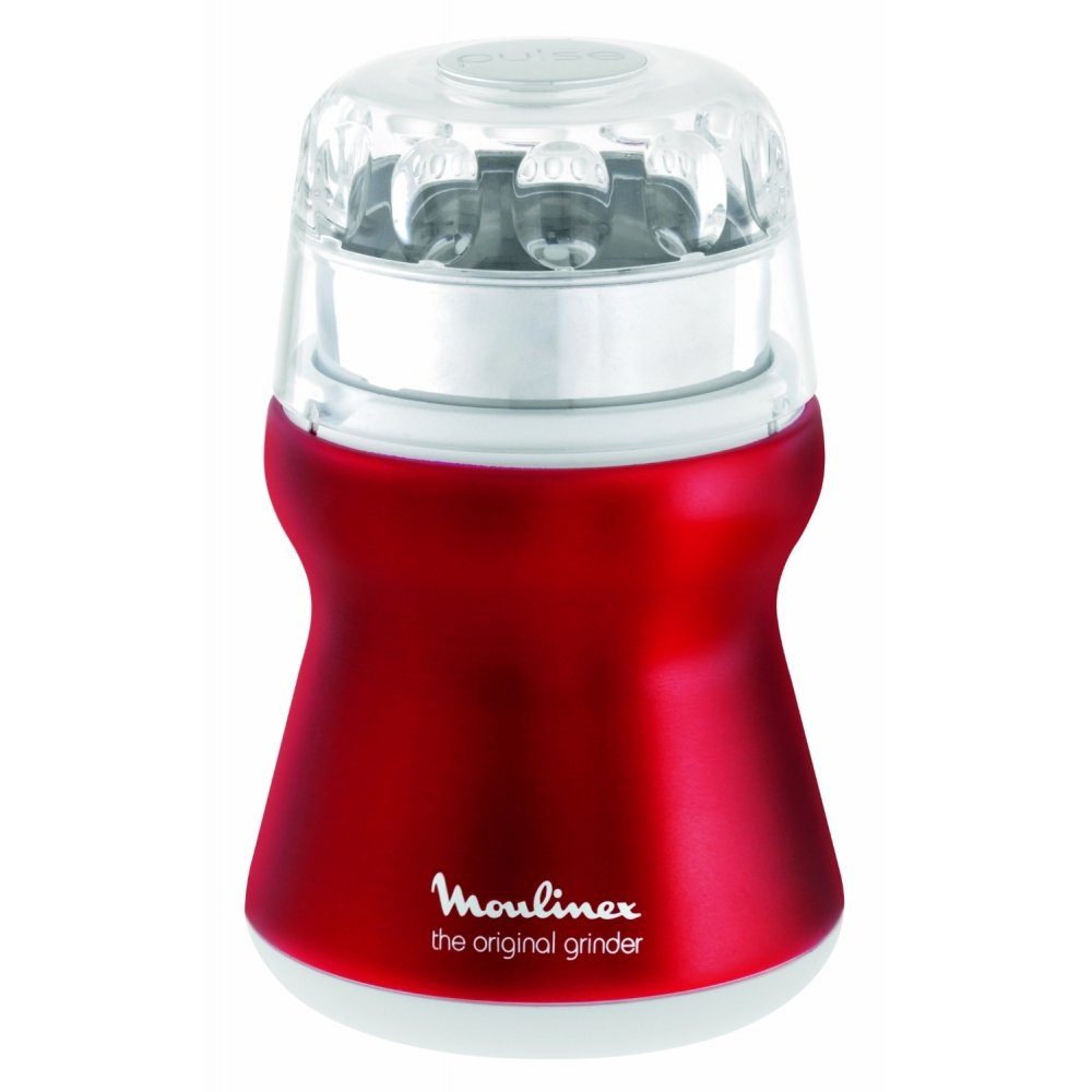 Moulinex Kaffeemühle AR1105 - Kaffeemühle - red ruby/metallicrot-weiß