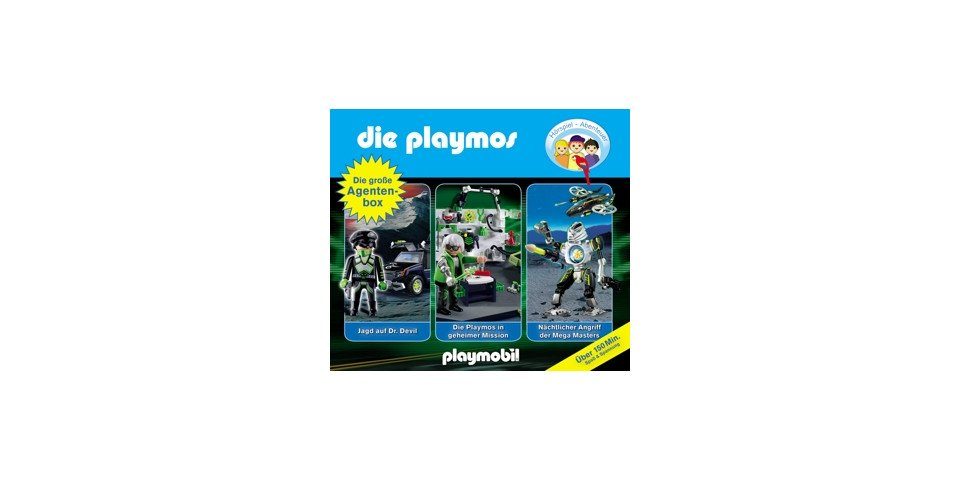 Hörspiel-CD Die Playmos Hörspiel-Box Agenten
