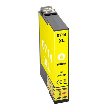 NINETEC ersetzt Epson T0714 Yellow Tintenpatrone