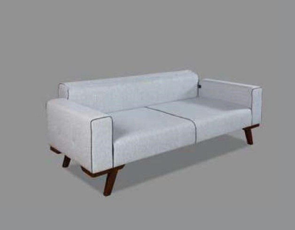 JVmoebel Stil 3 Multifunktion Sofa Textil Möbel Stoff Sitz Dreisitzer Sofa