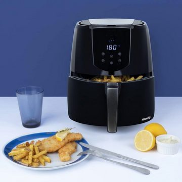 H.Koenig Heißluftfritteuse FRY800 Airfryer, Fritteuse ohne Öl, 4 Liter, 1400 W