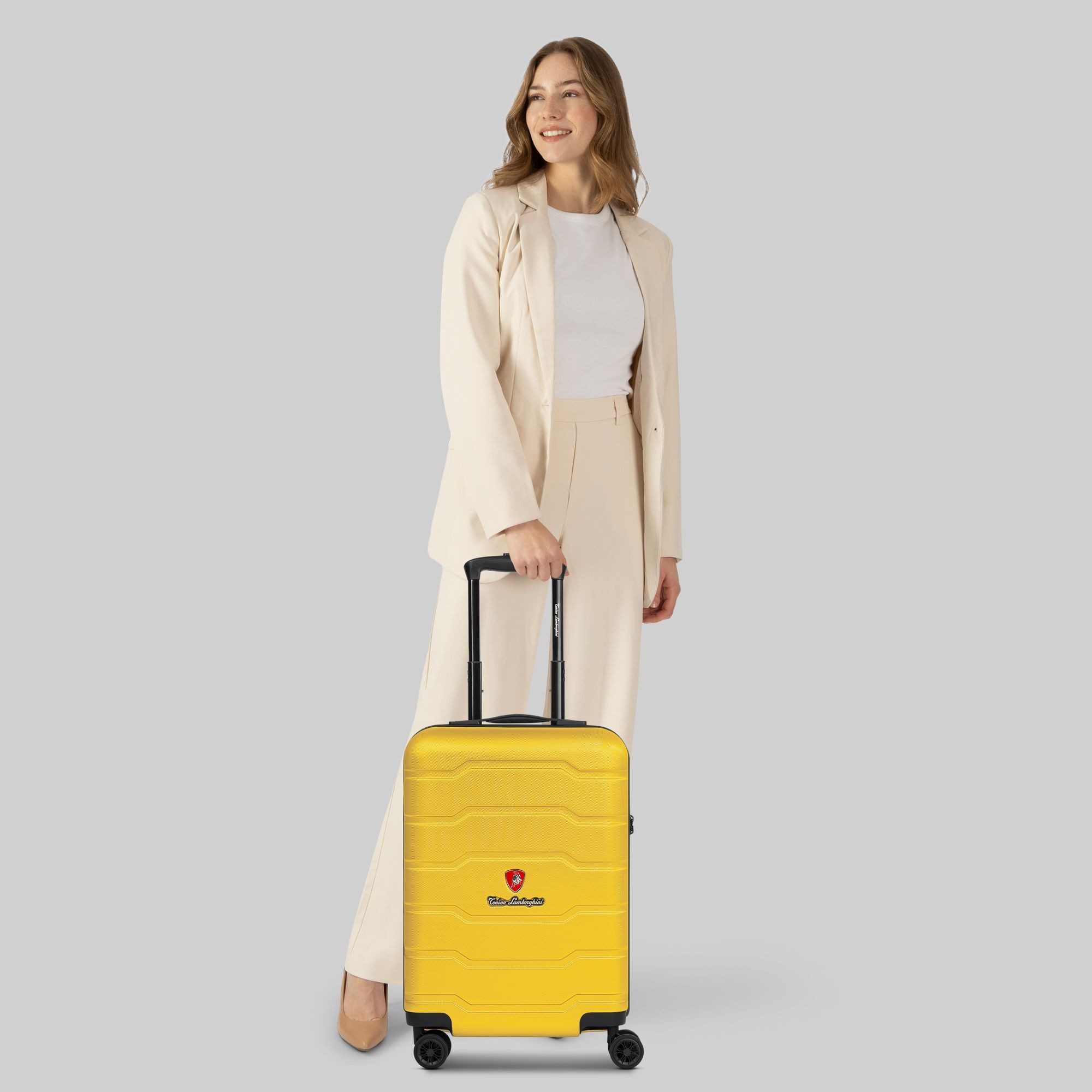 Tonino Lamborghini Handgepäck-Trolley Bologna, 4 Rollen, ABS günstig online kaufen