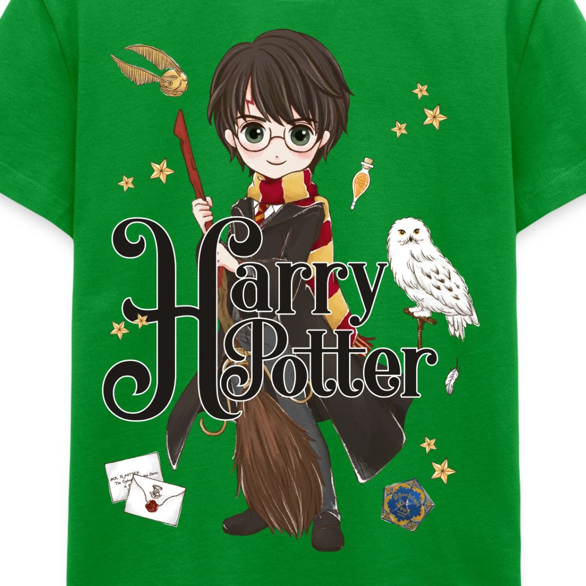 Spreadshirt T-Shirt Harry Potter Elemente Kinder Premium T-Shirt (1-tlg)
