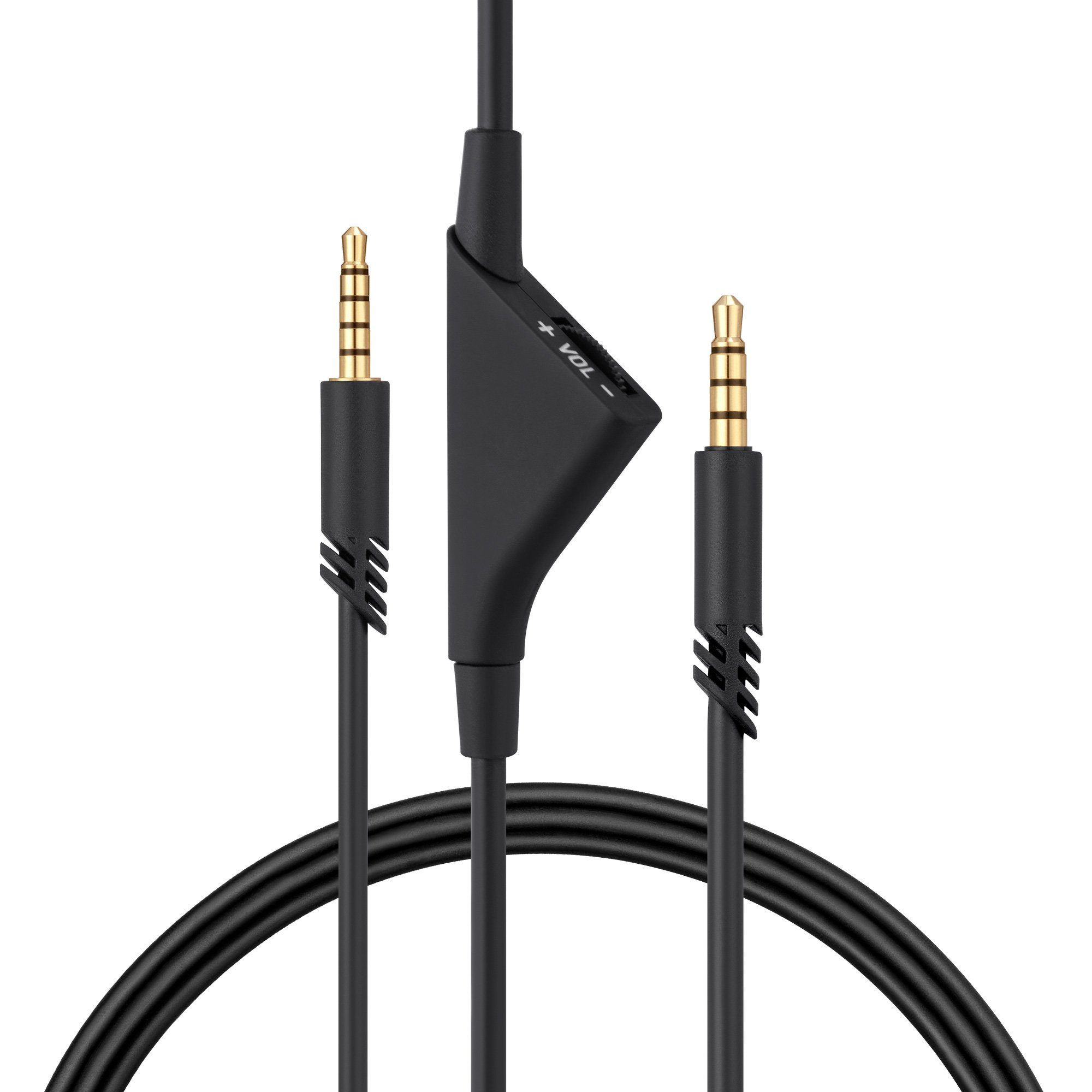 kwmobile Kopfhörerkabel für Logitech Astro A50 / A40TR / A40 / A30 / A10 Audio-Kabel, (24.00 cm), AUX Klinke Ersatz Kabel