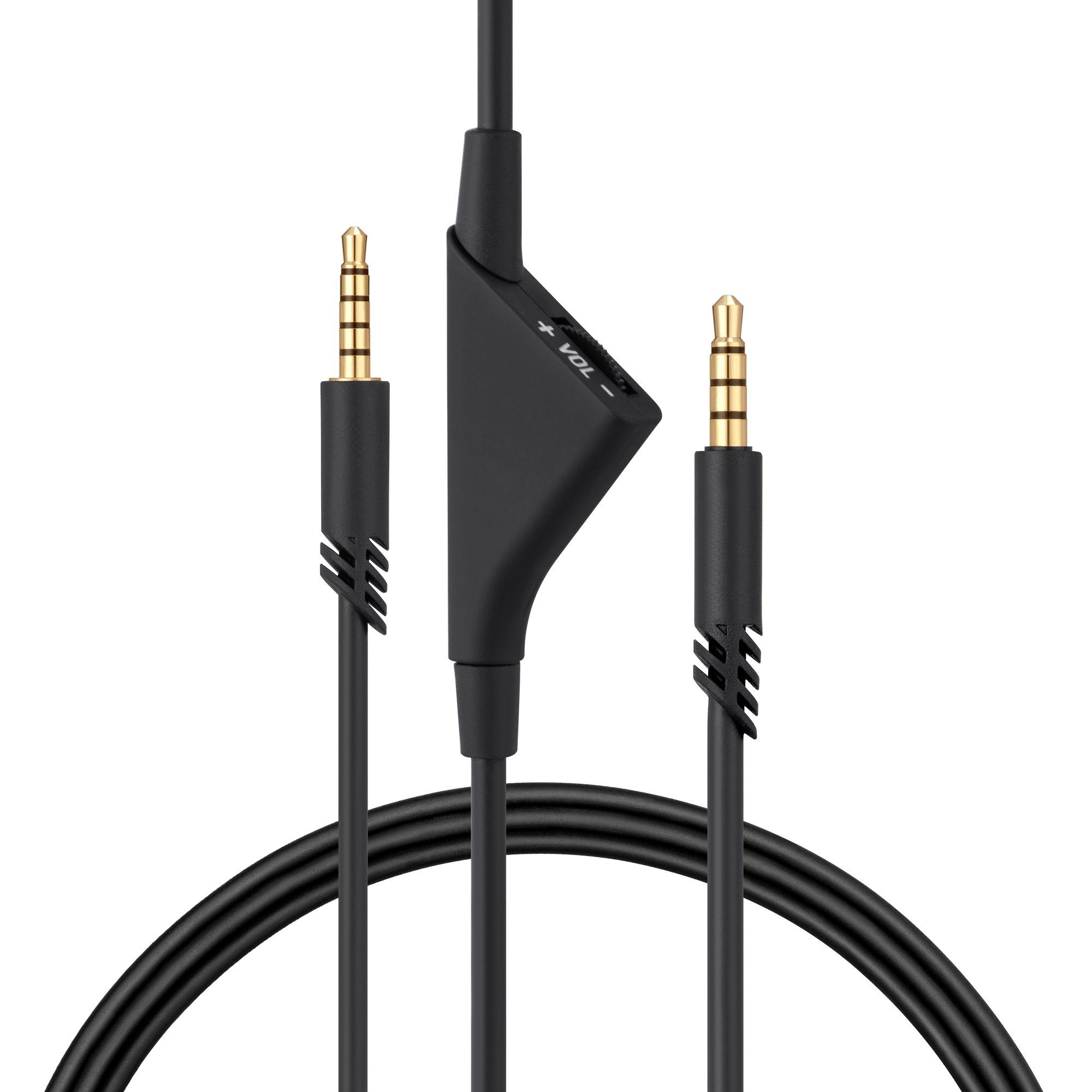 kwmobile Kopfhörerkabel für Logitech Astro A50 / A40TR / A40 / A30 / A10  Audio-Kabel, AUX Klinke Ersatz Kabel