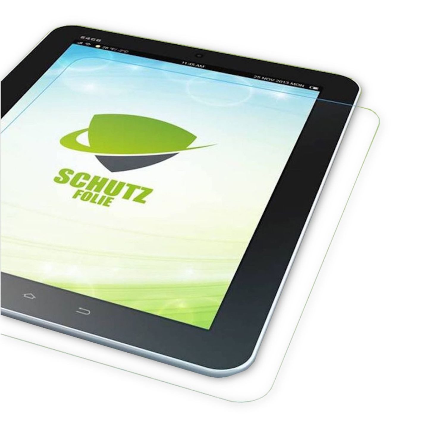Wigento Tablet-Hülle 2x Folie für Samsung Galaxy Tab S10 Plus / S9 Plus FE Plus