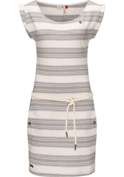 Ragwear Sommerkleid Tag Blockstripes Intl. leichtes Jersey Kleid mit Streifen-Muster
