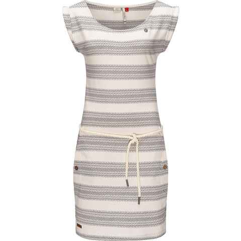 Ragwear Sommerkleid Tag Blockstripes Intl. leichtes Jersey Kleid mit Streifen-Muster