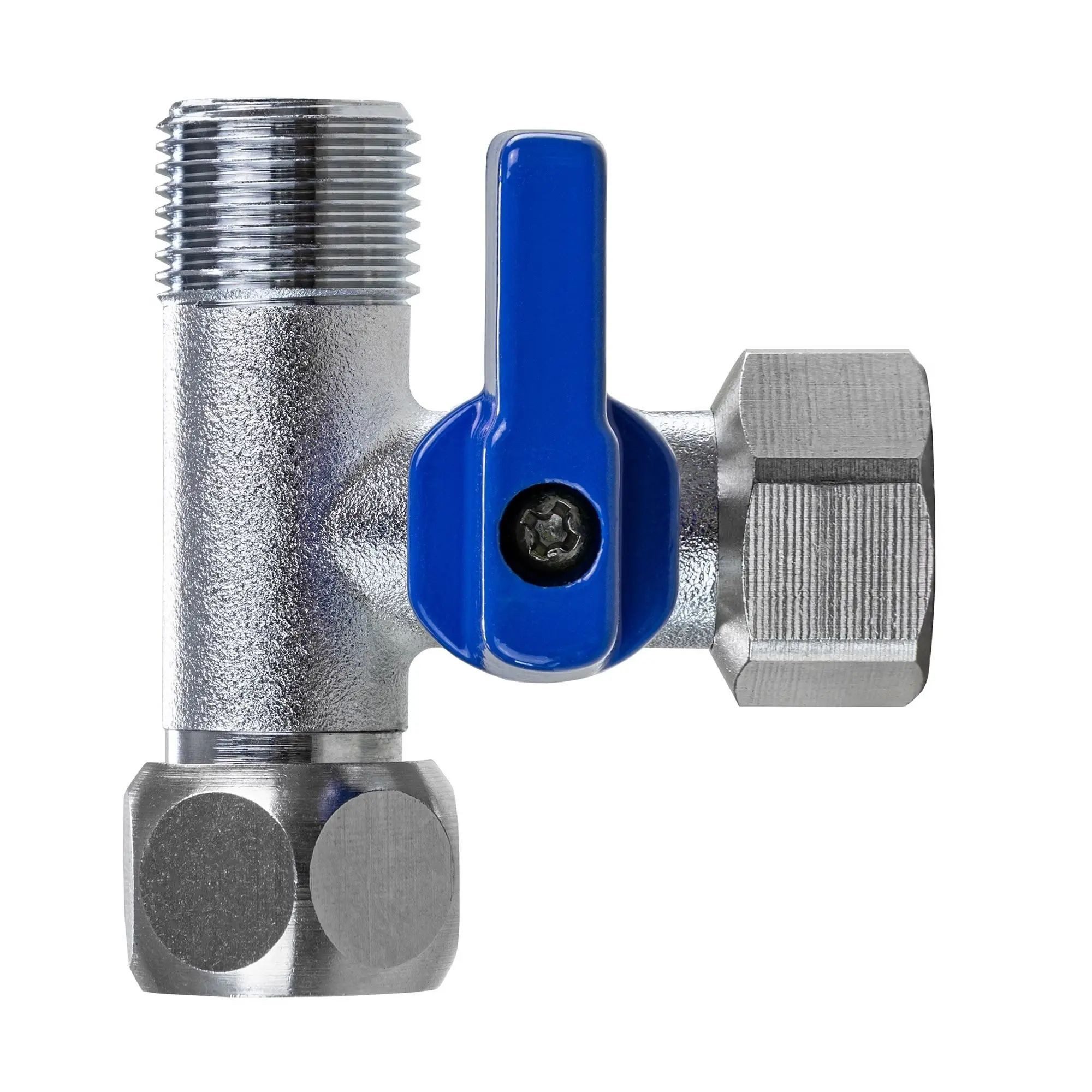 Wasserhahn-Wasserfilter, T-Stück mit separat bedienbarem Absperrventil