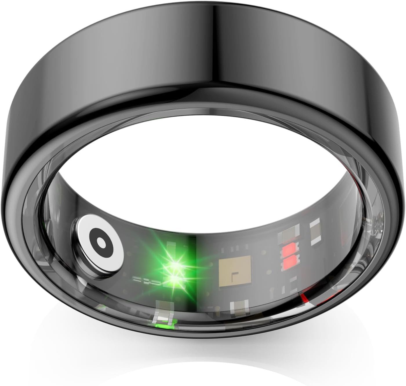 Brücke Fingerring Intelligente Ringe für Männer und Frauen, Fitnessarmbänder, Smartwatch, Fitness- und Wellness-Tracker, Schrittzähler-Ring, APP für iOS & Android